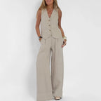 Loïs | Chic Relaxed Ensemble (Cardigan & Trousers)