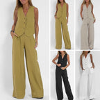 Loïs | Chic Relaxed Ensemble (Cardigan & Trousers)