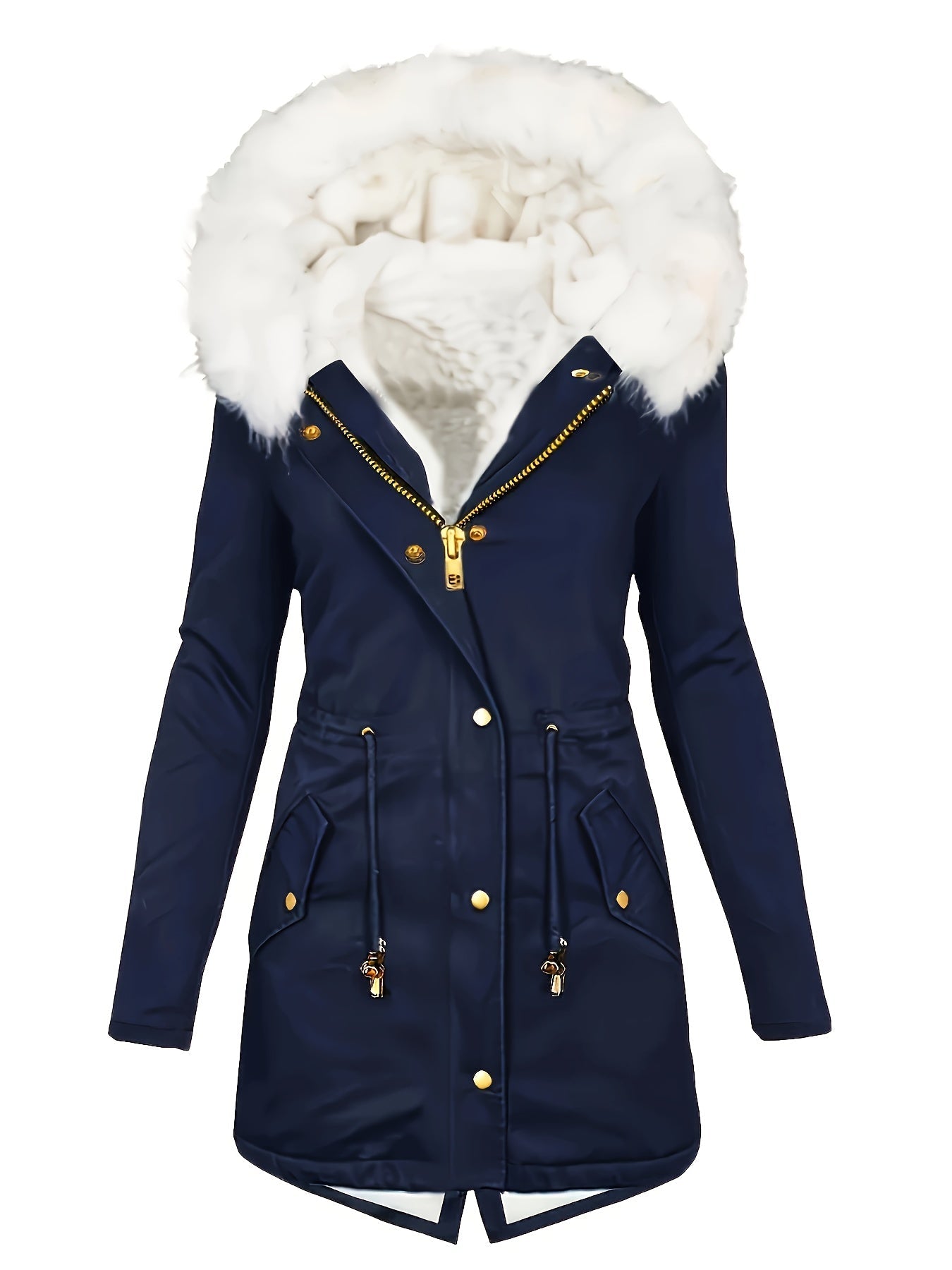 Lotte | Hooded Casual Jacket with Faux Fur Trim