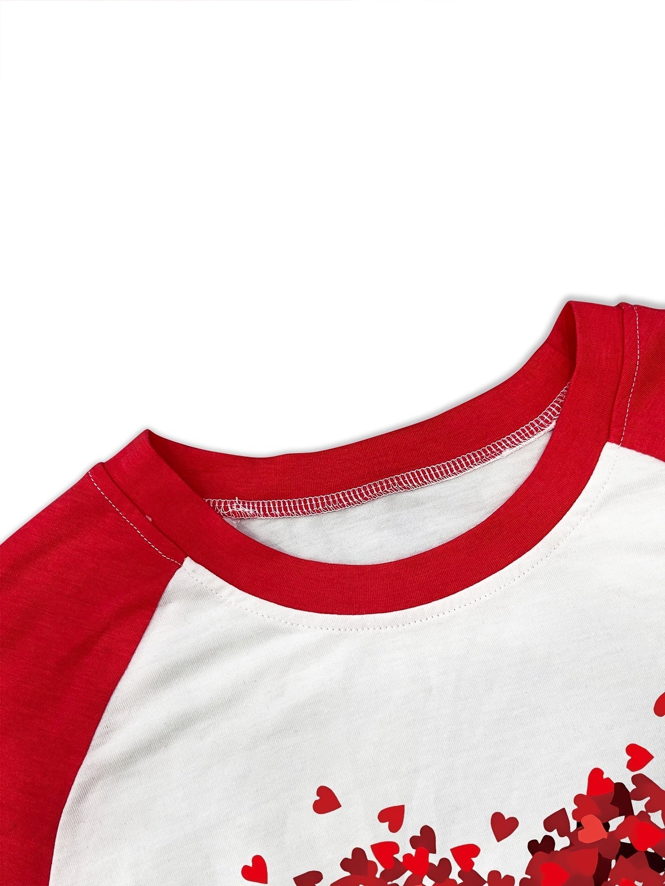 Lotte | Round Neck Sweatshirt with Heart Print