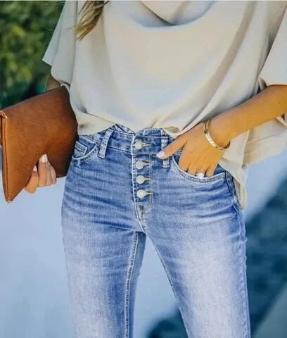 Lotte | Stylish High-Waisted Jeans