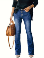 Lotte | Relaxed Fit High-Waisted Cotton Blend Jeans