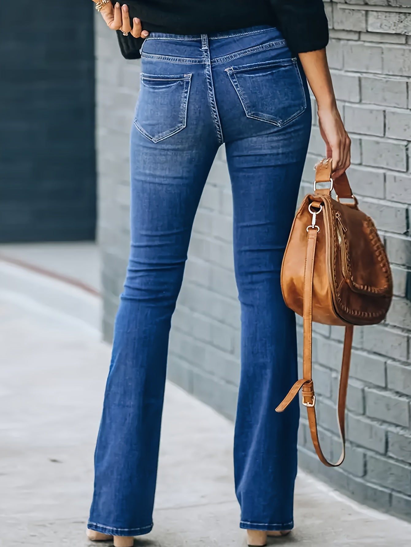 Lotte | Relaxed Fit High-Waisted Cotton Blend Jeans