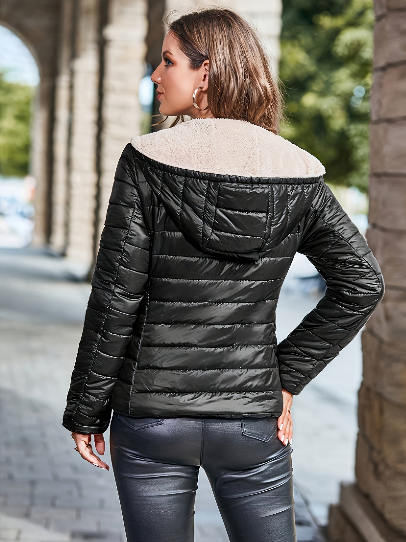 Lotte | Hooded Long Down Jacket