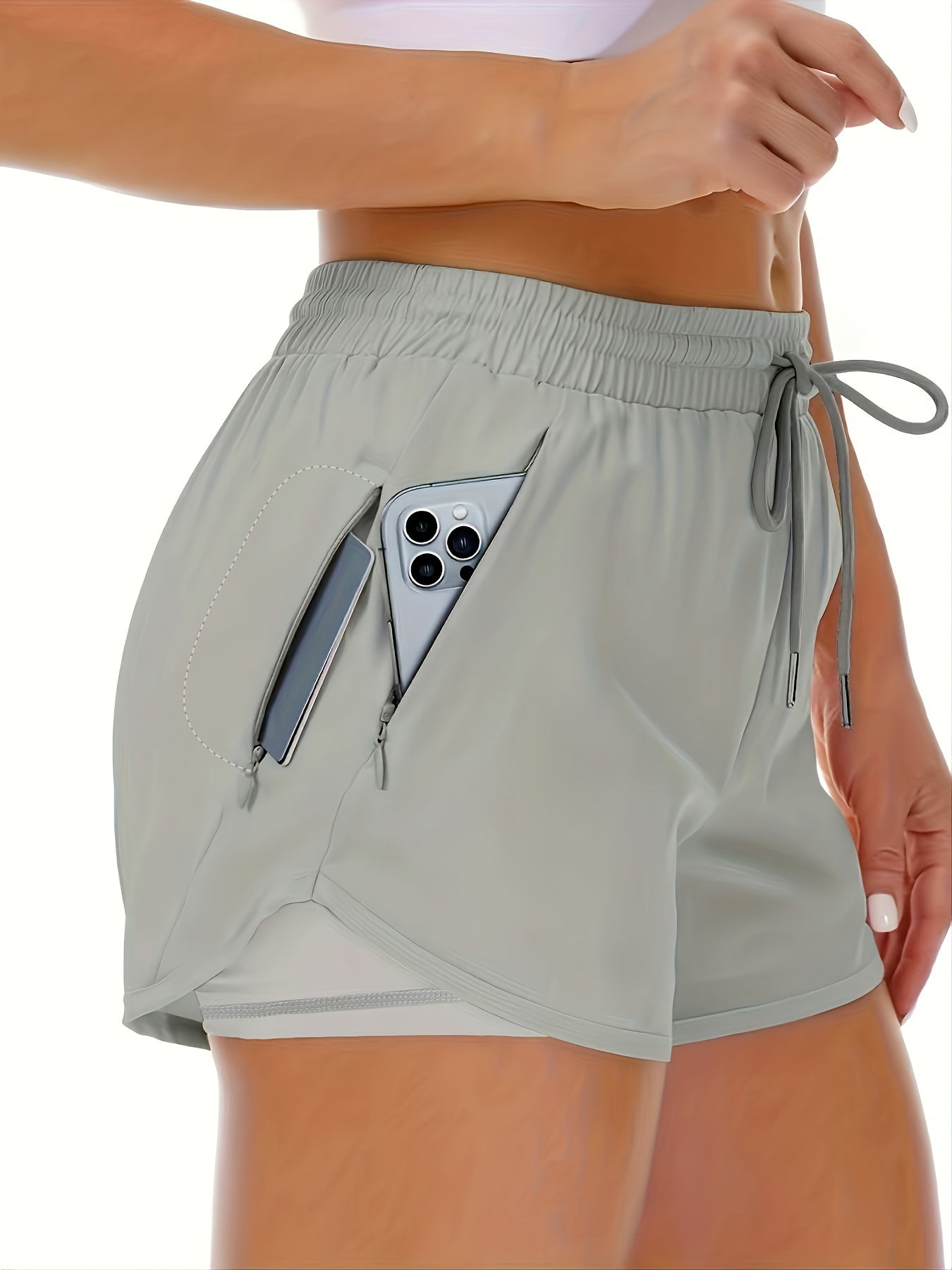Lotte | Women's Sporty 2-in-1 Shorts with Convenient Pockets