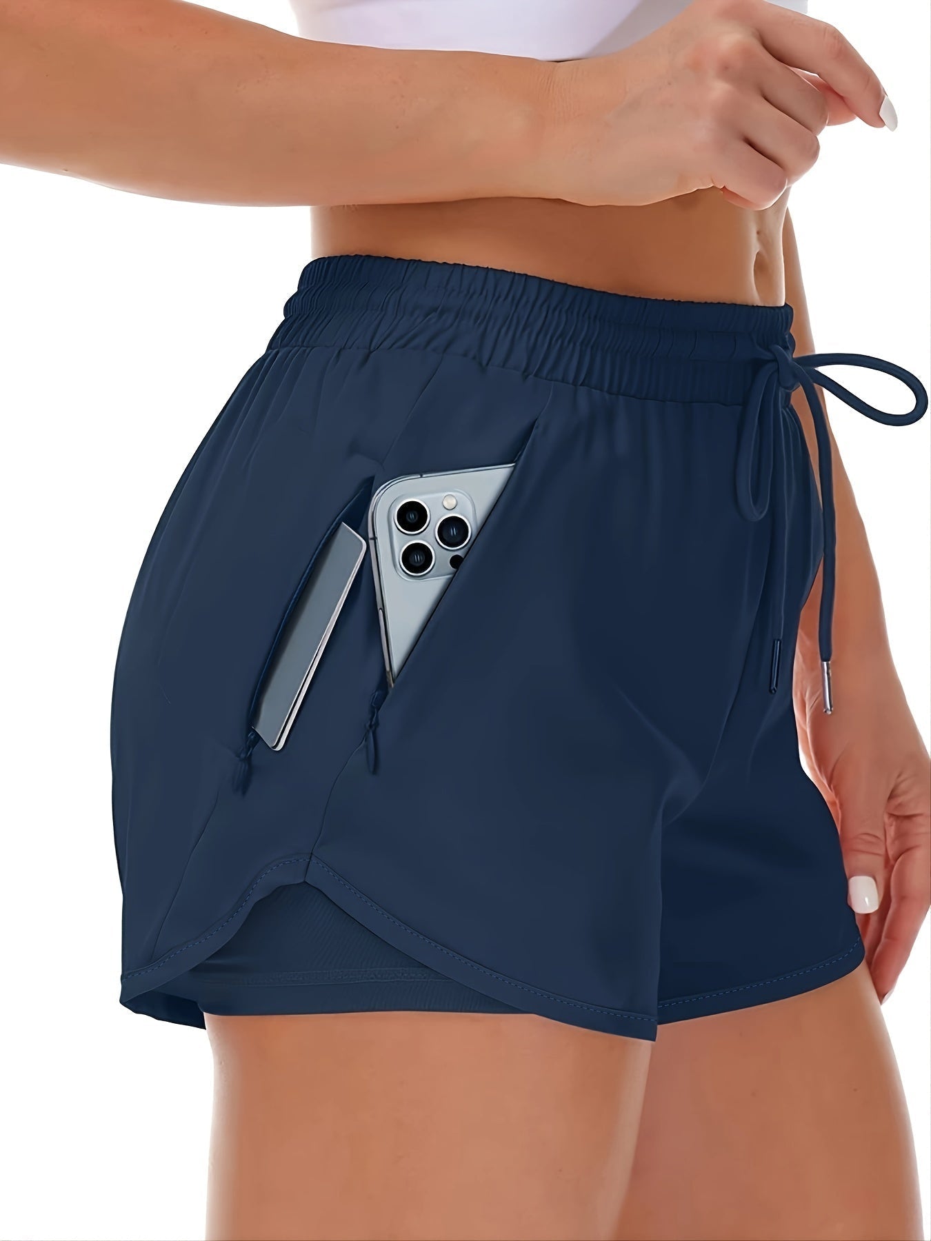 Lotte | Women's Sporty 2-in-1 Shorts with Convenient Pockets