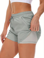 Lotte | Women's Sporty 2-in-1 Shorts with Convenient Pockets