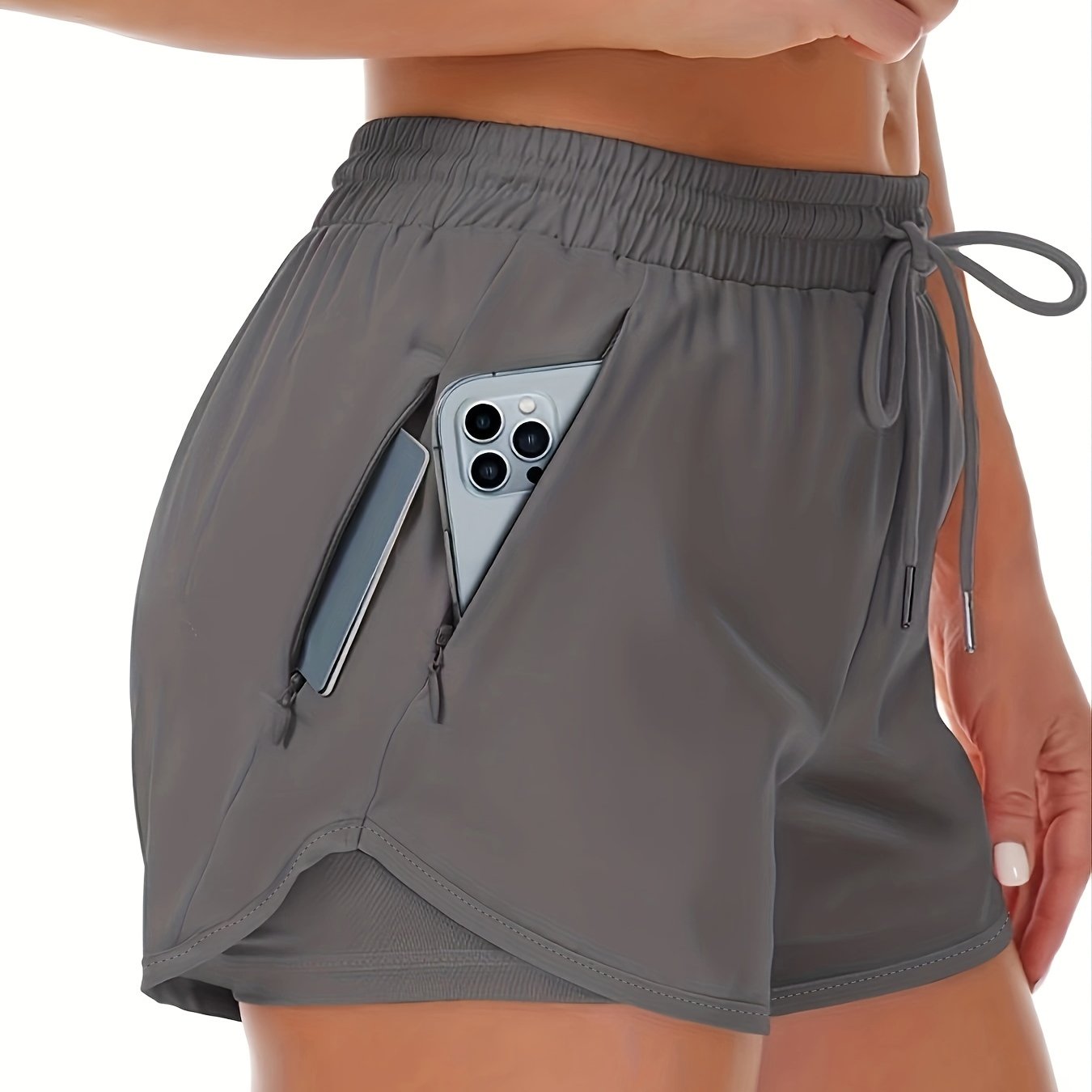 Lotte | Women's Sporty 2-in-1 Shorts with Convenient Pockets