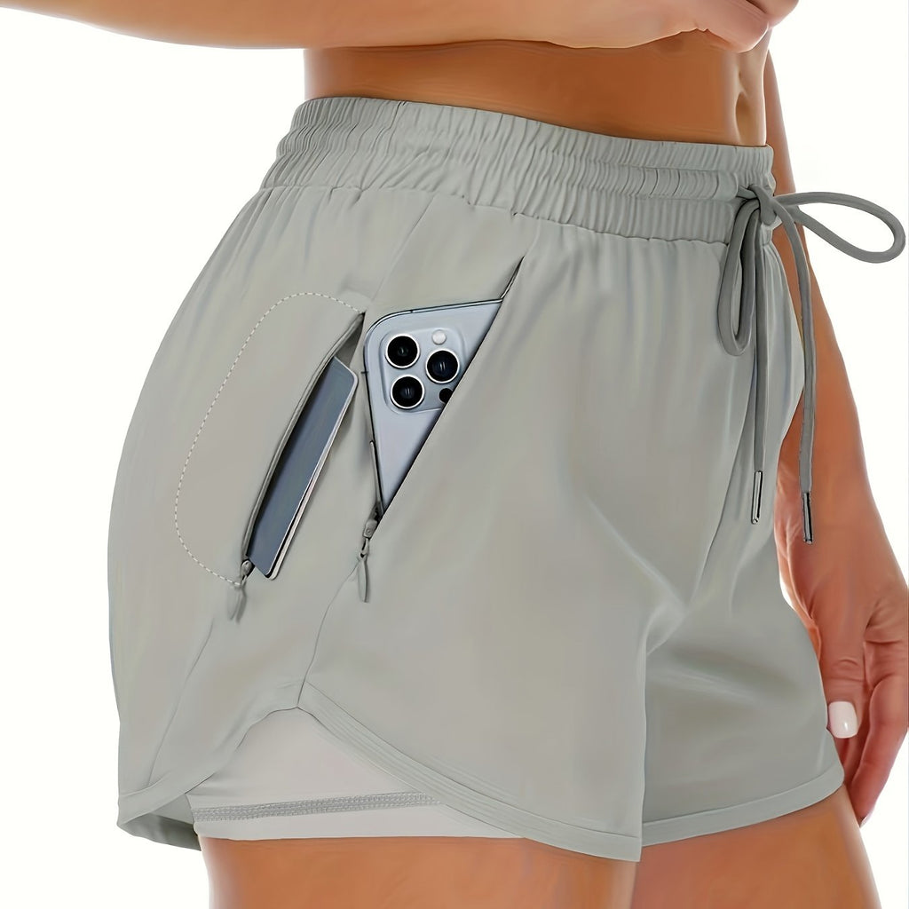 Lotte | Women's Sporty 2-in-1 Shorts with Convenient Pockets