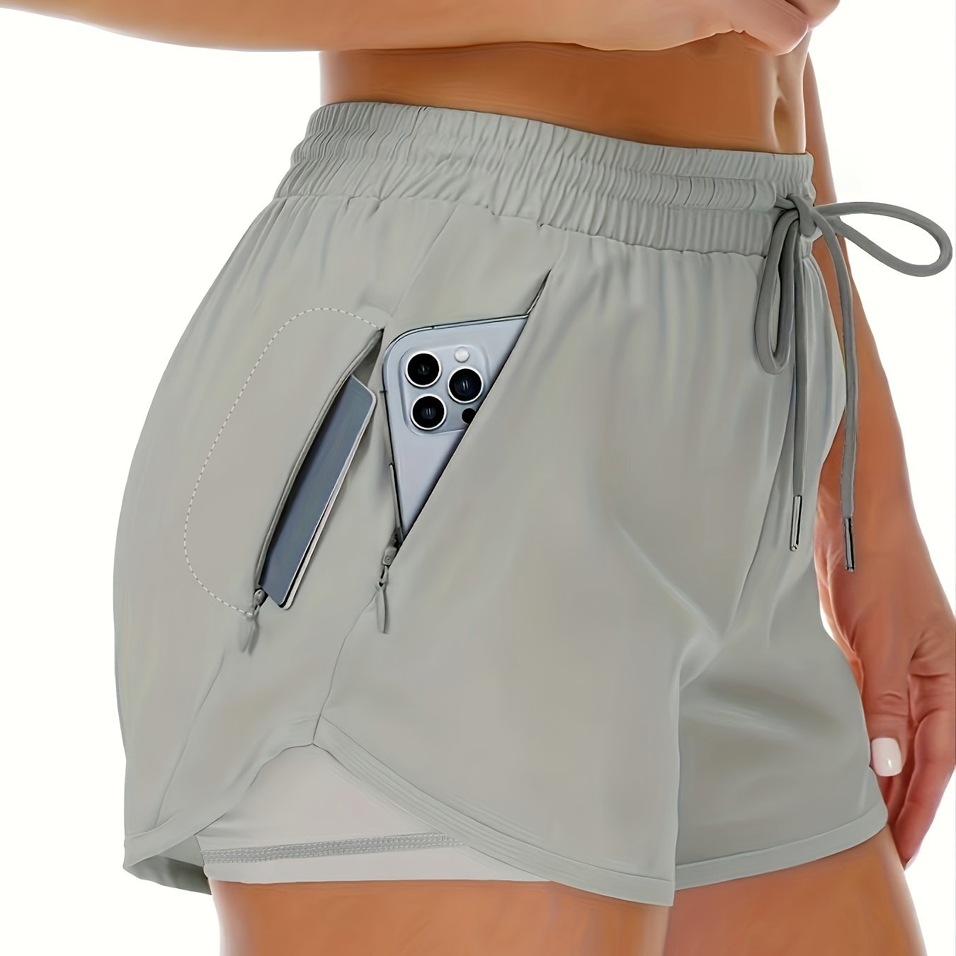 Lotte | Women's Sporty 2-in-1 Shorts with Convenient Pockets