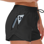 Lotte | Women's Sporty 2-in-1 Shorts with Convenient Pockets