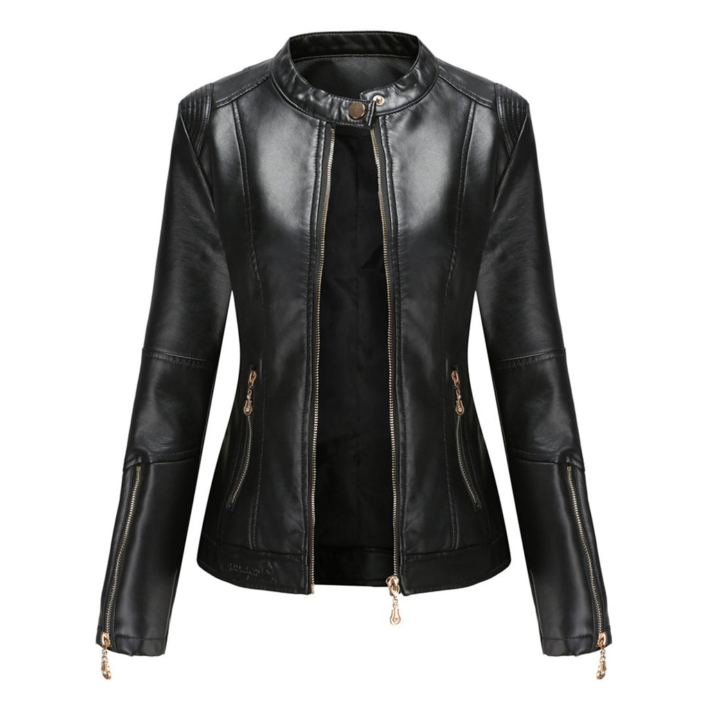 Lotte | Chic Leather Jacket