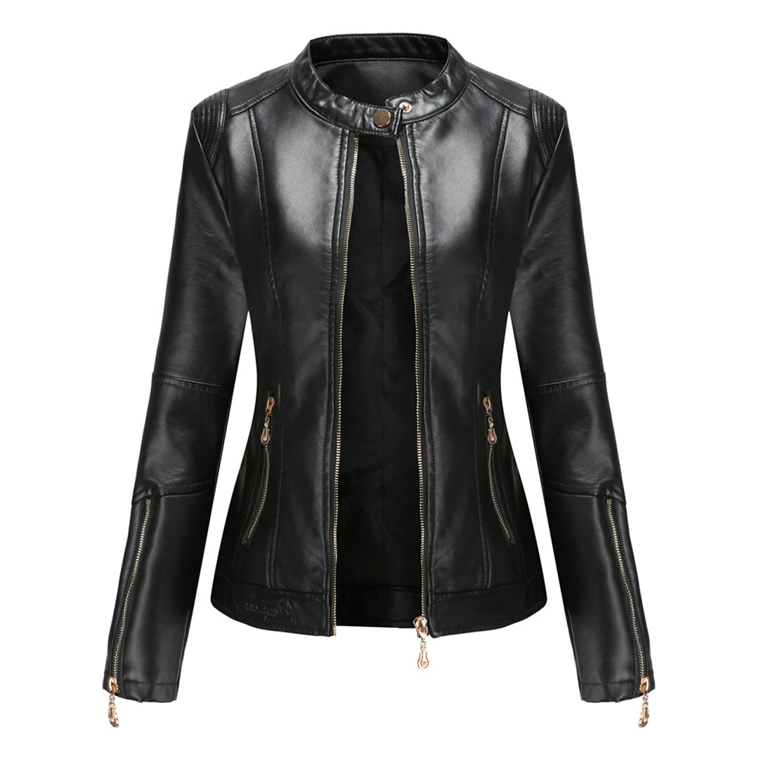 Lotte | Chic Leather Jacket