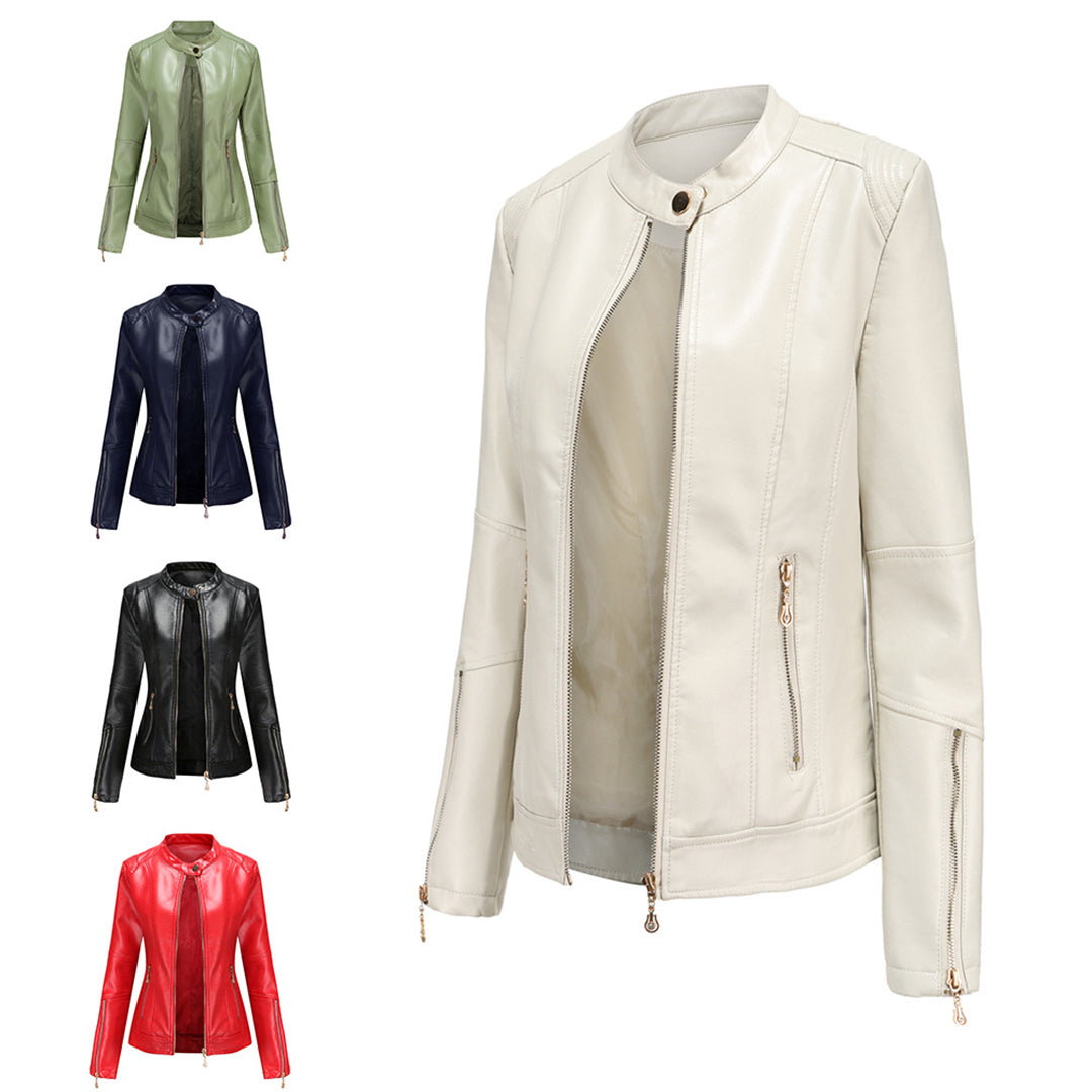 Lotte | Chic Leather Jacket
