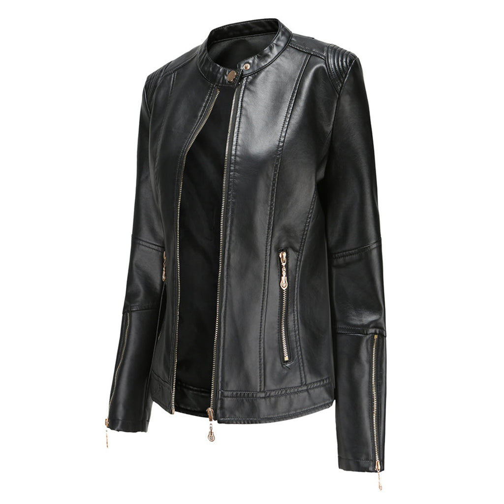 Lotte | Chic Leather Jacket