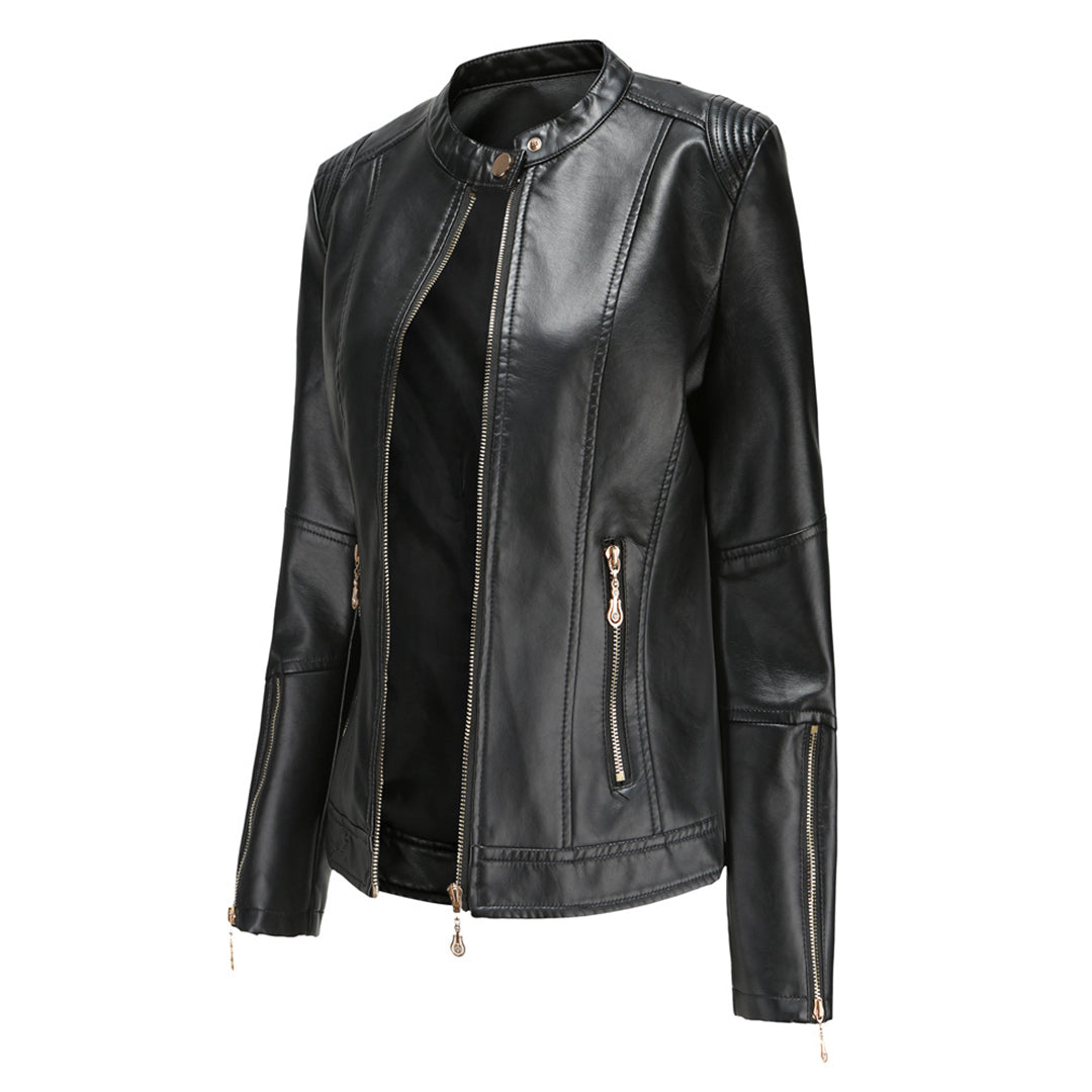 Lotte | Chic Leather Jacket
