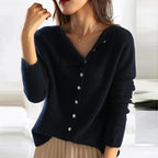 Lotte | Chic Sweater Featuring Trendy Button Closure
