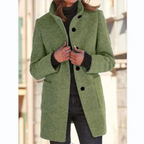 Lotte | Women's Windproof Coat with Stand-Up Collar