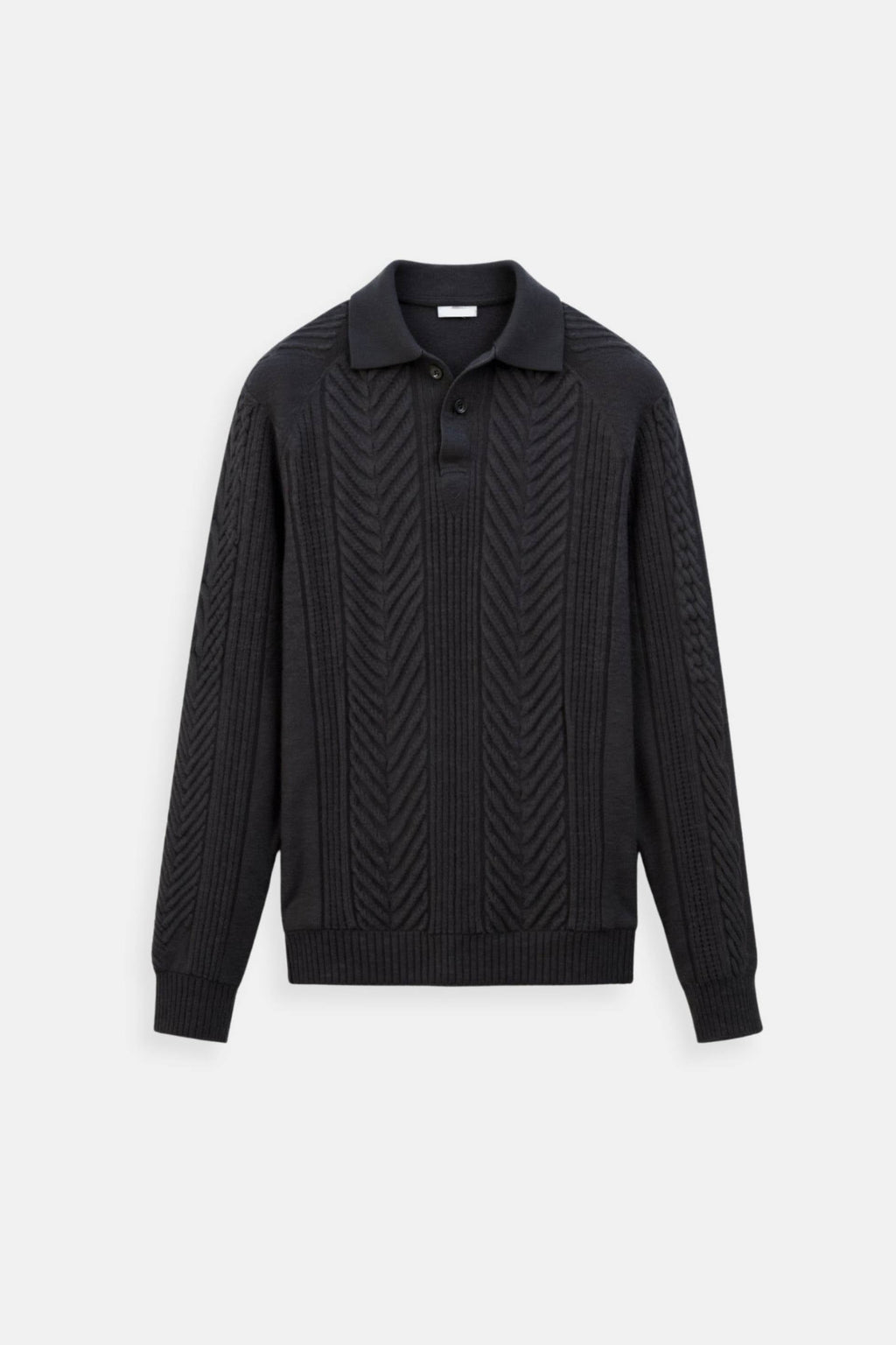 Louis | Long-Sleeve Solid Color Retro Sweater
