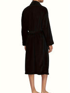 Lucas | V-Neck Flannel Bathrobe for Men with Pockets