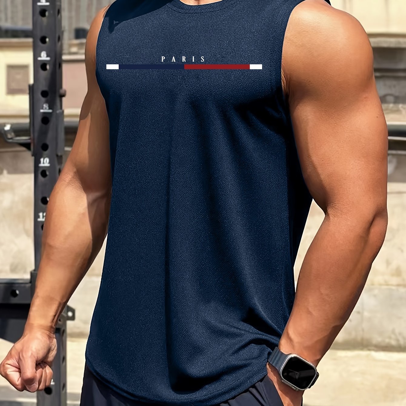 Lucas | Men's Lightweight Sleeveless Graphic Tank Top for Casual Wear