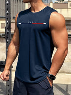 Lucas | Men's Lightweight Sleeveless Graphic Tank Top for Casual Wear