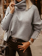Lulu | Chic High-Collar Jumper