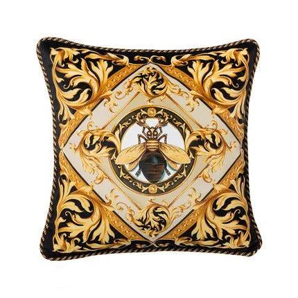 Bee Patterned Decorative Pillow