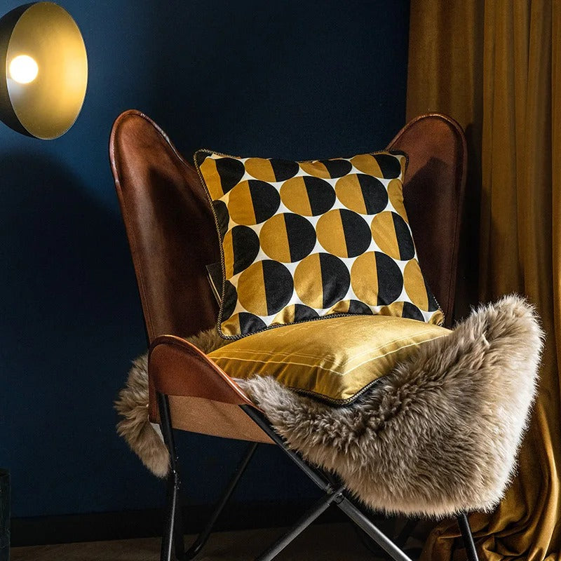 Bee Patterned Decorative Pillow