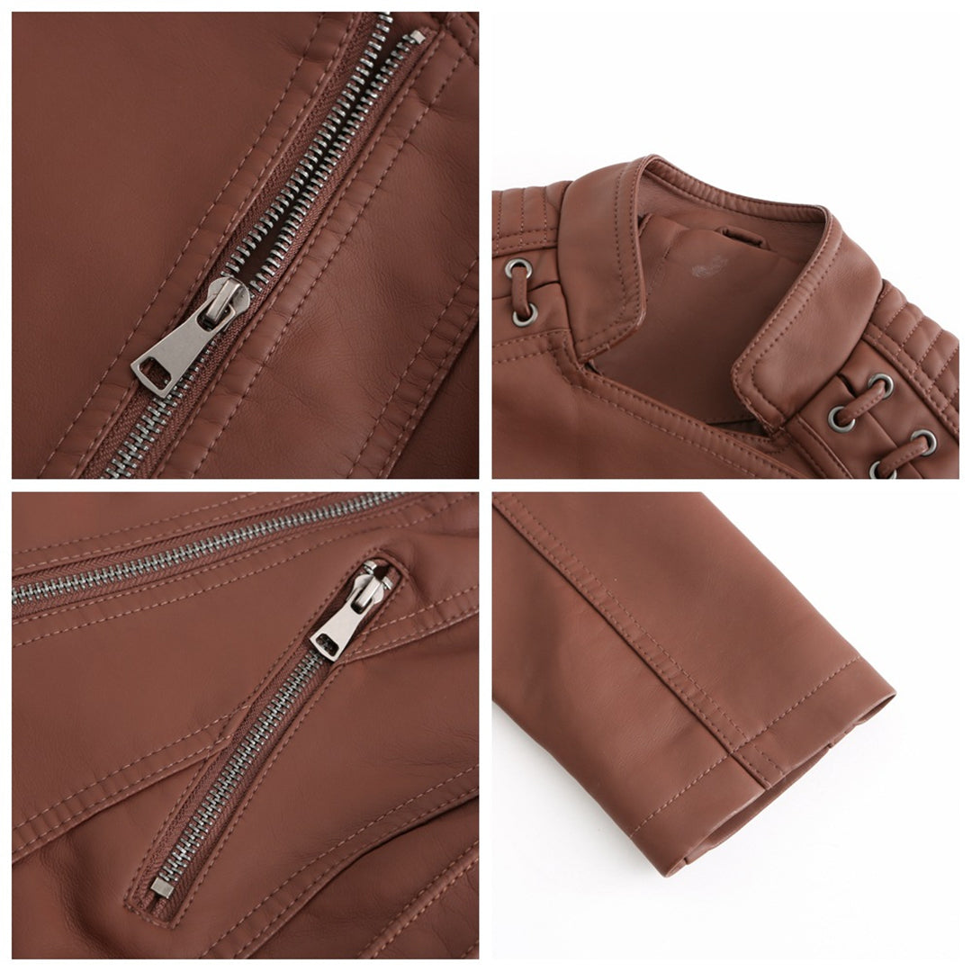 Marie | Chic Leather Jacket