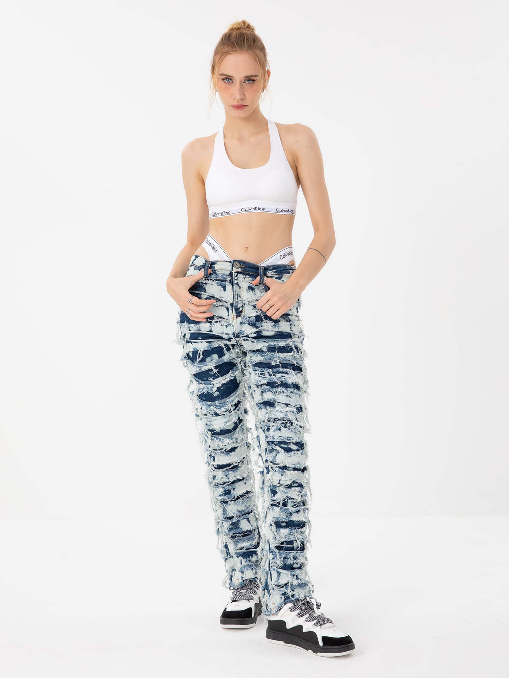 Maron | Retro-Inspired High Street Vintage Wash Jeans