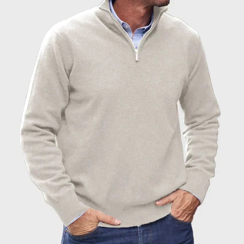 Matteo | Italian Cashmere Men's Zip Sweater
