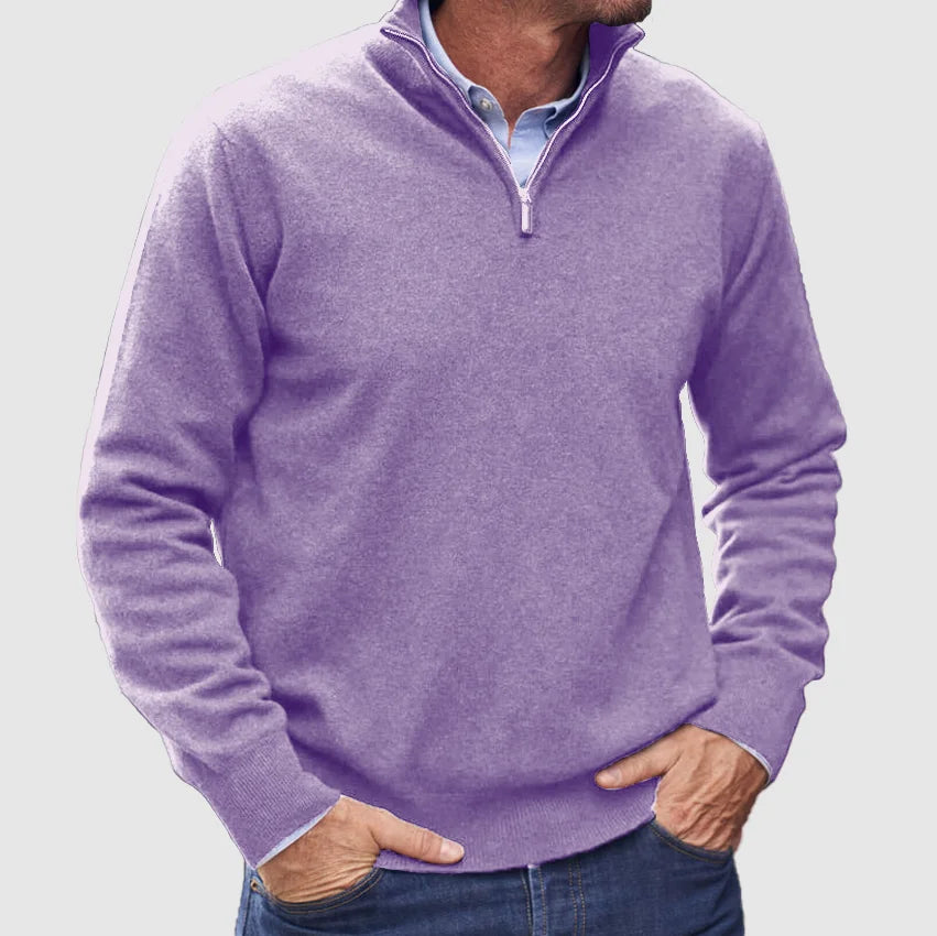 Matteo | Italian Cashmere Men's Zip Sweater