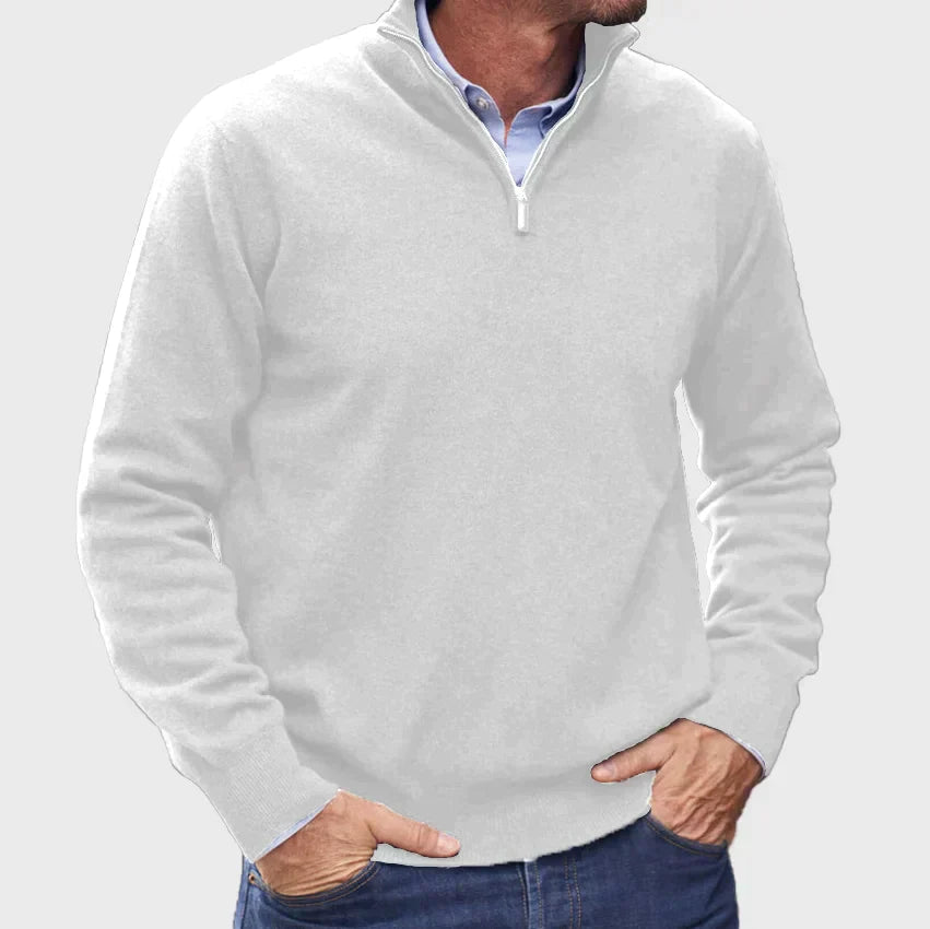 Matteo | Italian Cashmere Men's Zip Sweater