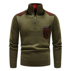 BELVA - Comfortable Men's Winter Zip Sweater