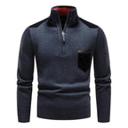 BELVA - Comfortable Men's Winter Zip Sweater