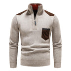 BELVA - Comfortable Men's Winter Zip Sweater