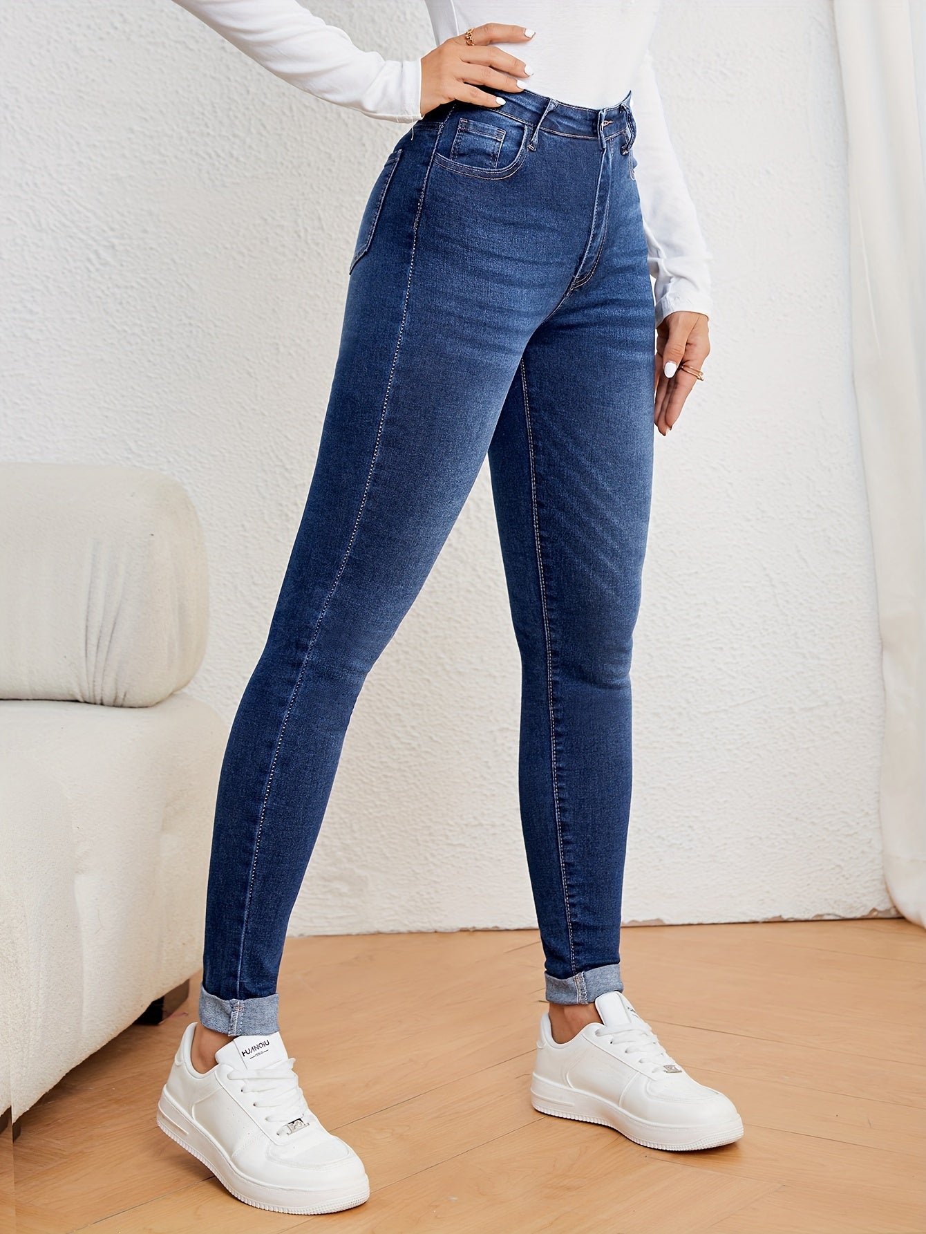 Mila | Women's High-Waisted Slim Fit Jeans