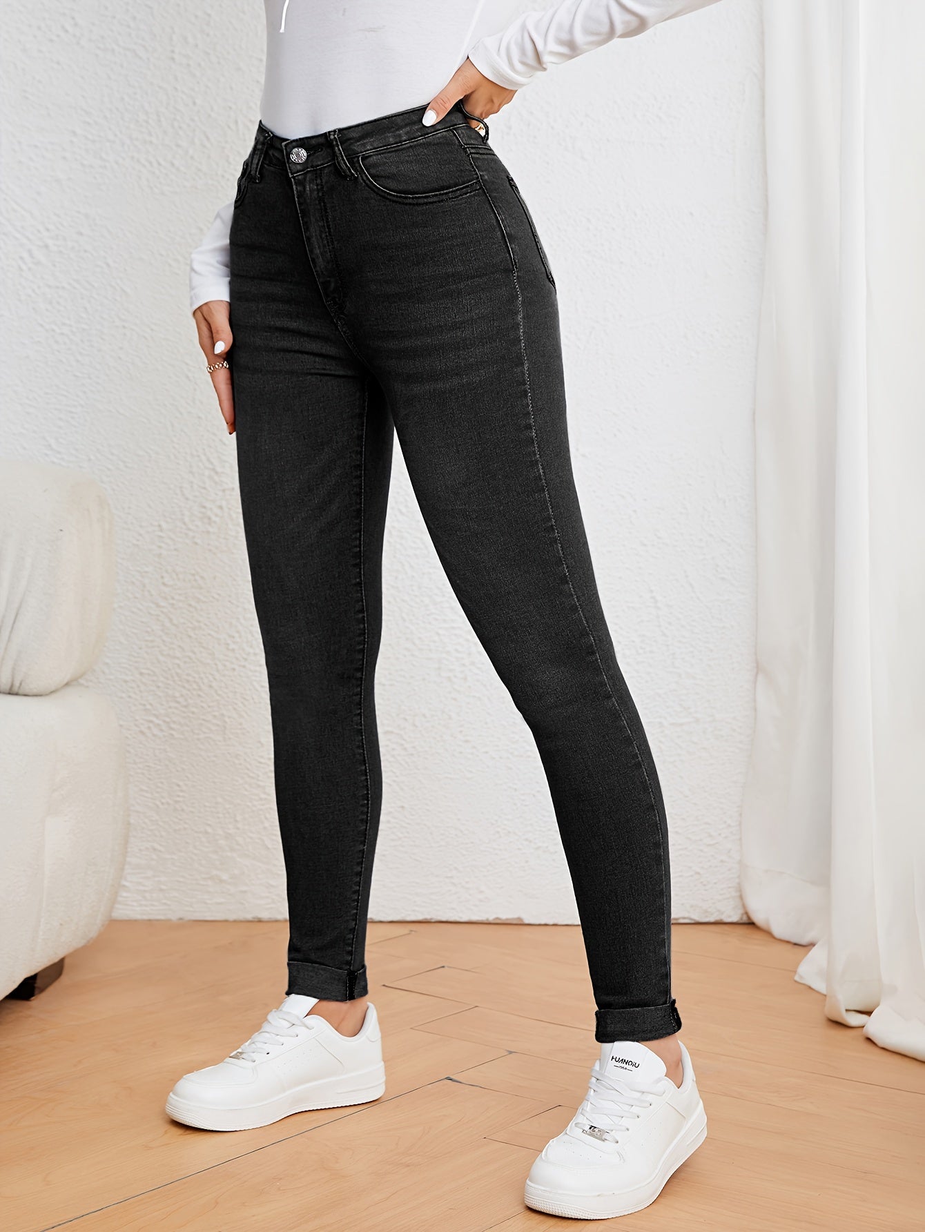 Mila | Women's High-Waisted Slim Fit Jeans