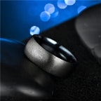 Milan | Premium Matte Black Men's Ring