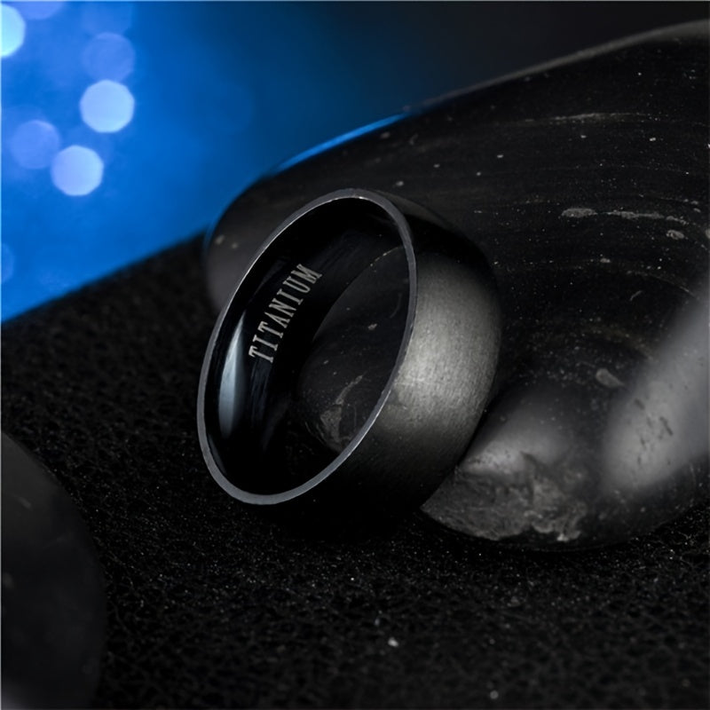 Milan | Premium Matte Black Men's Ring