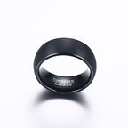 Milan | Premium Matte Black Men's Ring