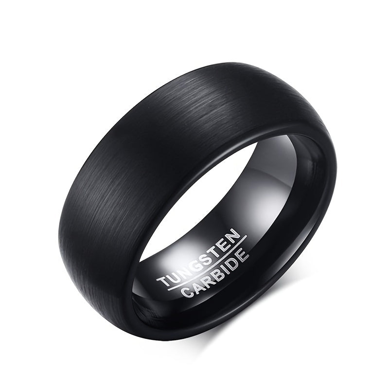 Milan | Premium Matte Black Men's Ring