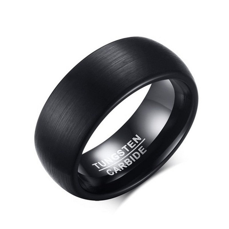 Milan | Premium Matte Black Men's Ring