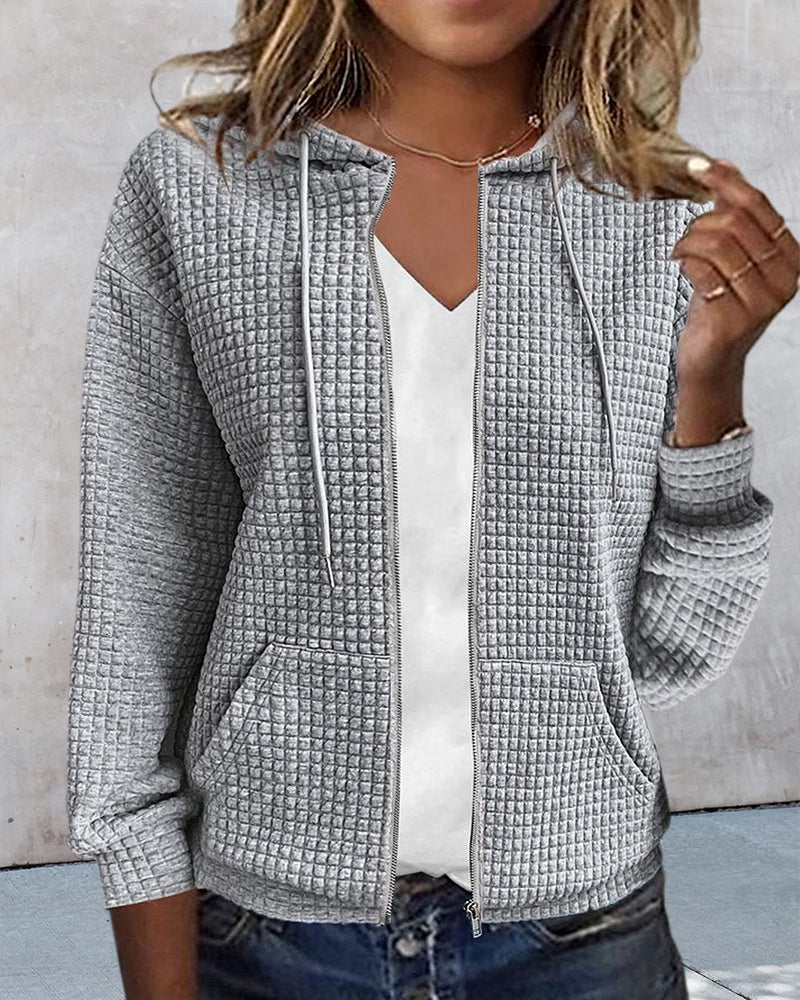 Monique | Relaxed Vest with Pockets and Adjustable Drawstrings