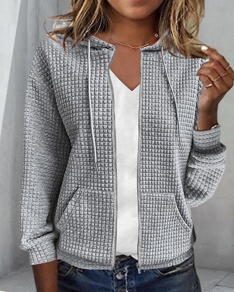 Monique | Relaxed Vest with Pockets and Adjustable Drawstrings