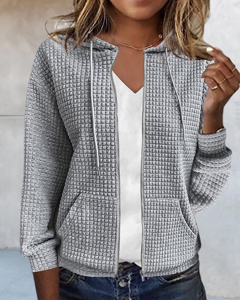 Monique | Relaxed Vest with Pockets and Adjustable Drawstrings