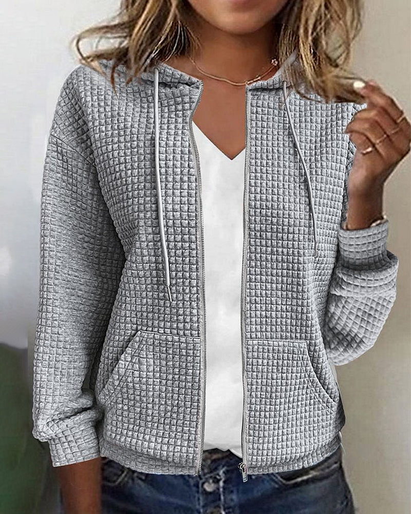 Monique | Relaxed Vest with Pockets and Adjustable Drawstrings