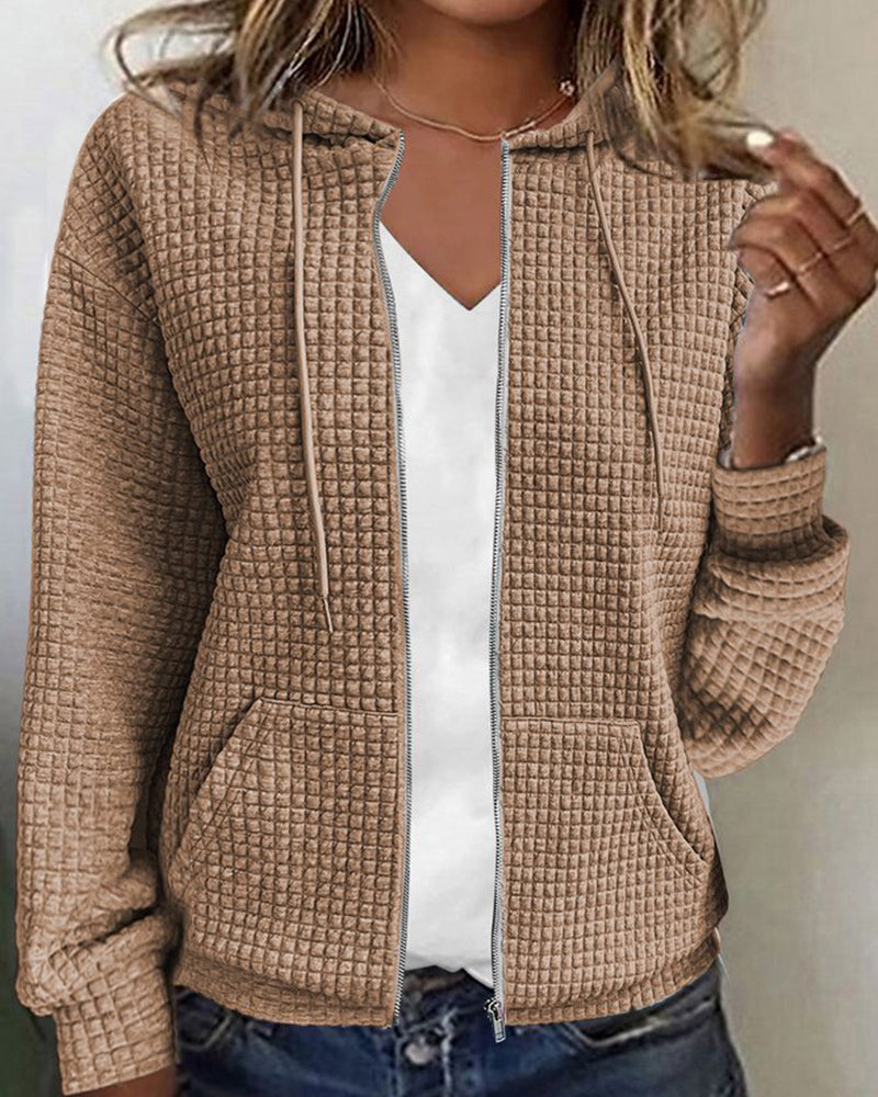 Monique | Relaxed Vest with Pockets and Adjustable Drawstrings