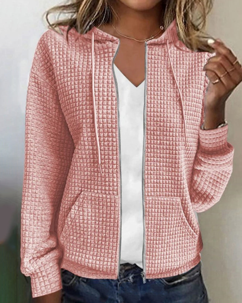 Monique | Relaxed Vest with Pockets and Adjustable Drawstrings